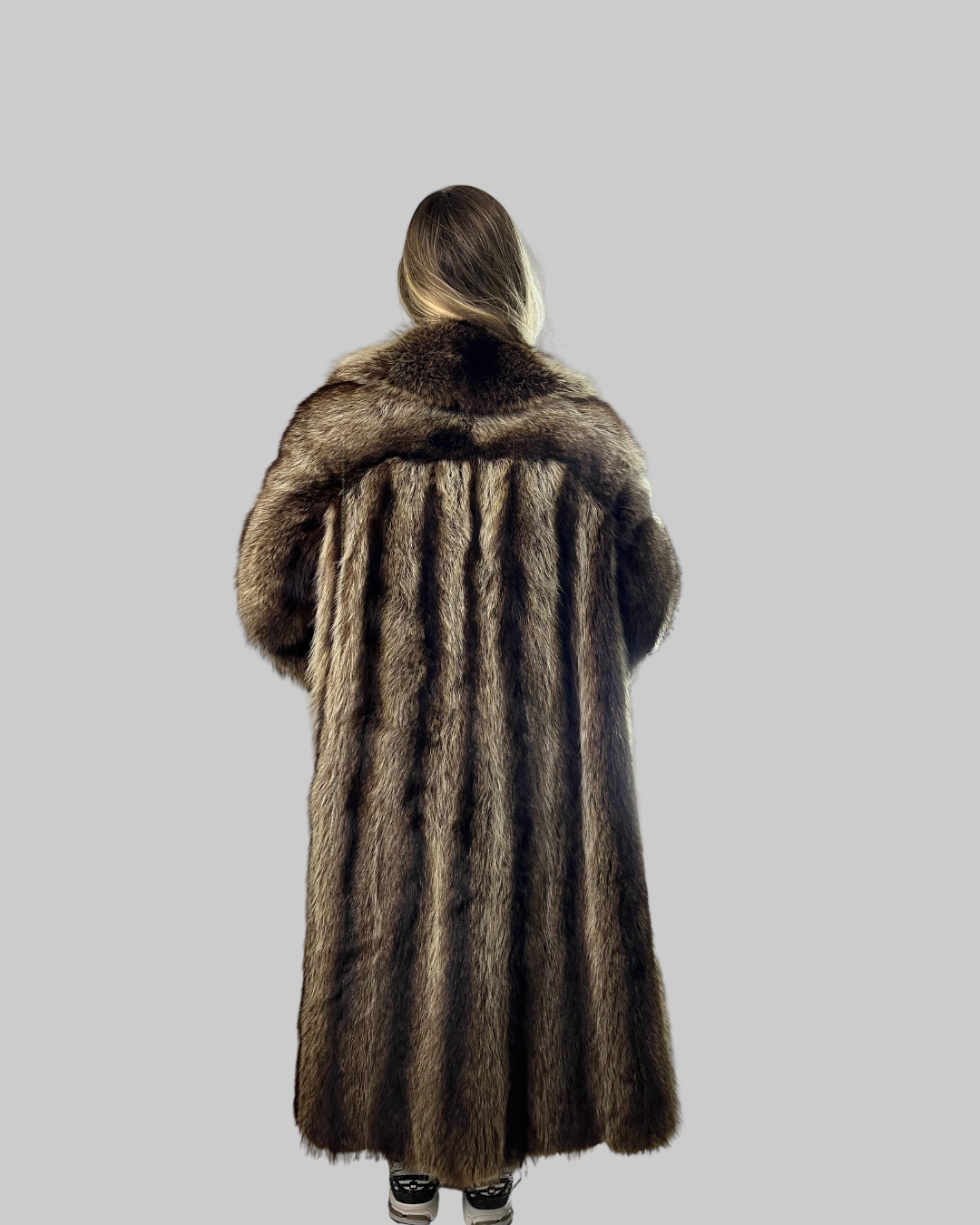 Cappotto in marmotta lungo