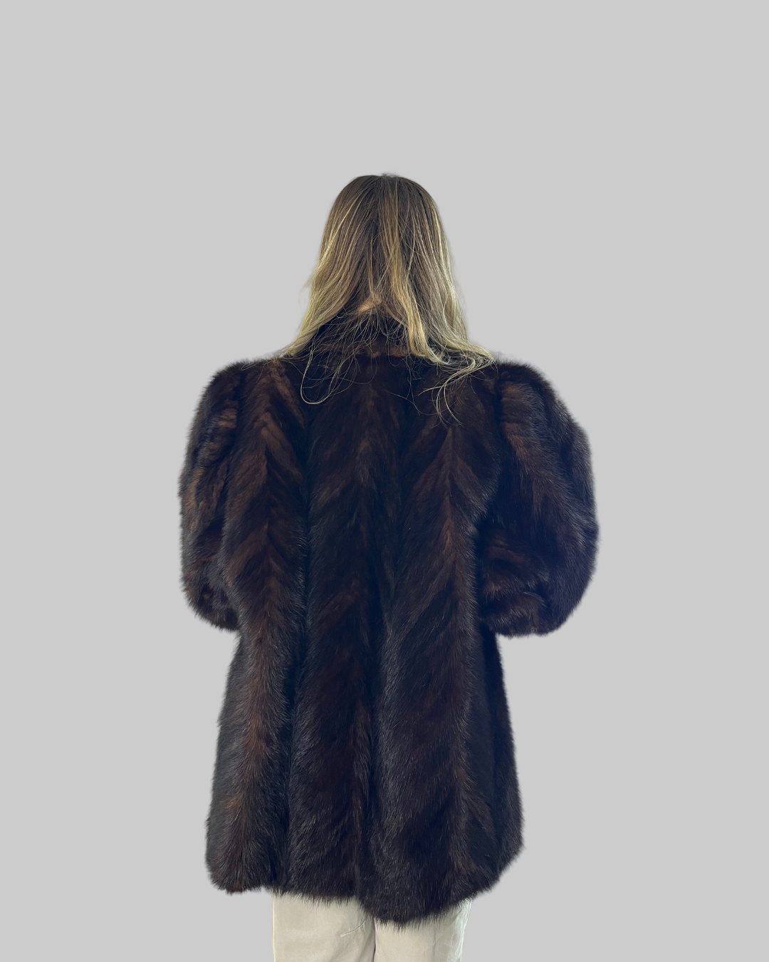 Cappotto in visone n123