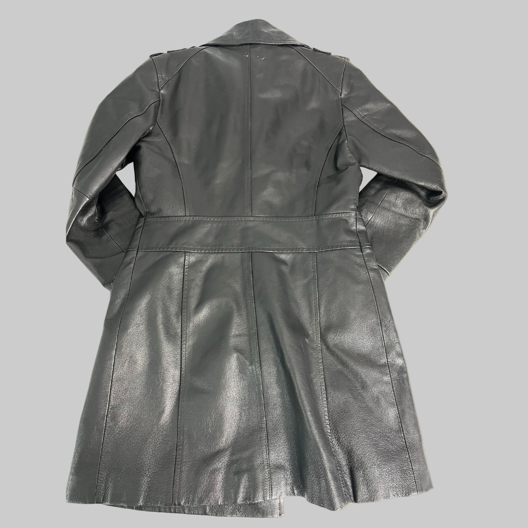 Trench in pelle Vintage