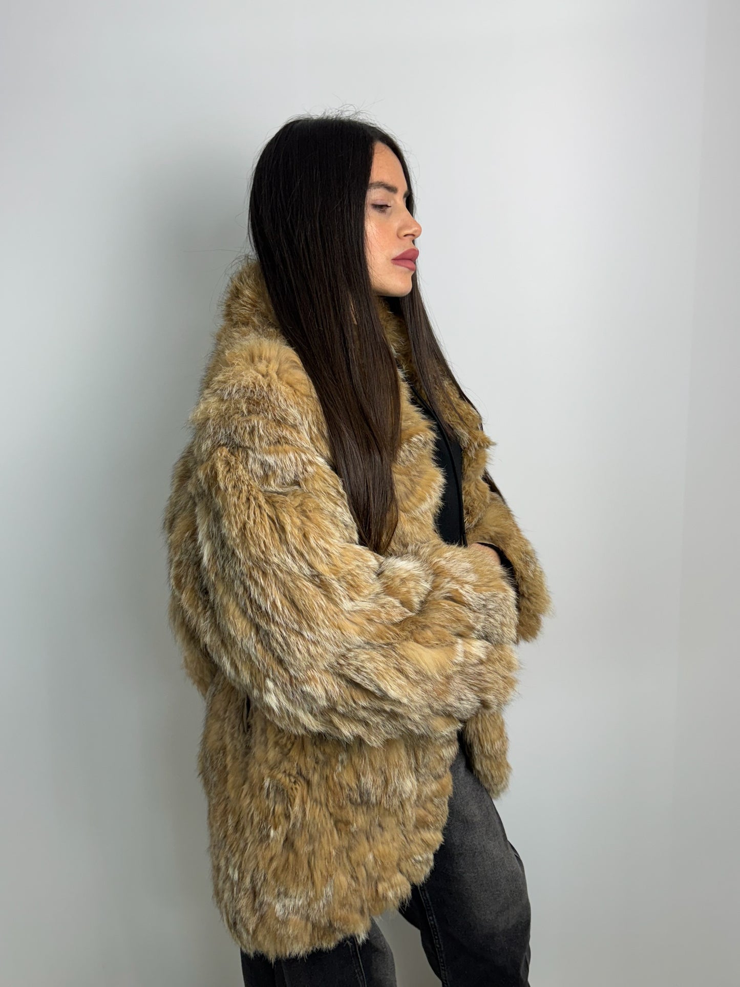 Pelliccia in volpe reversibile