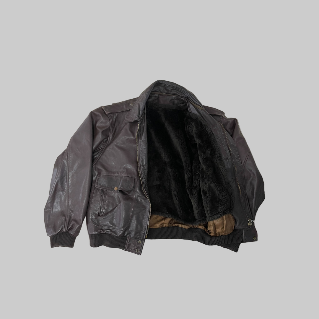 Bomber in pelle Vintage