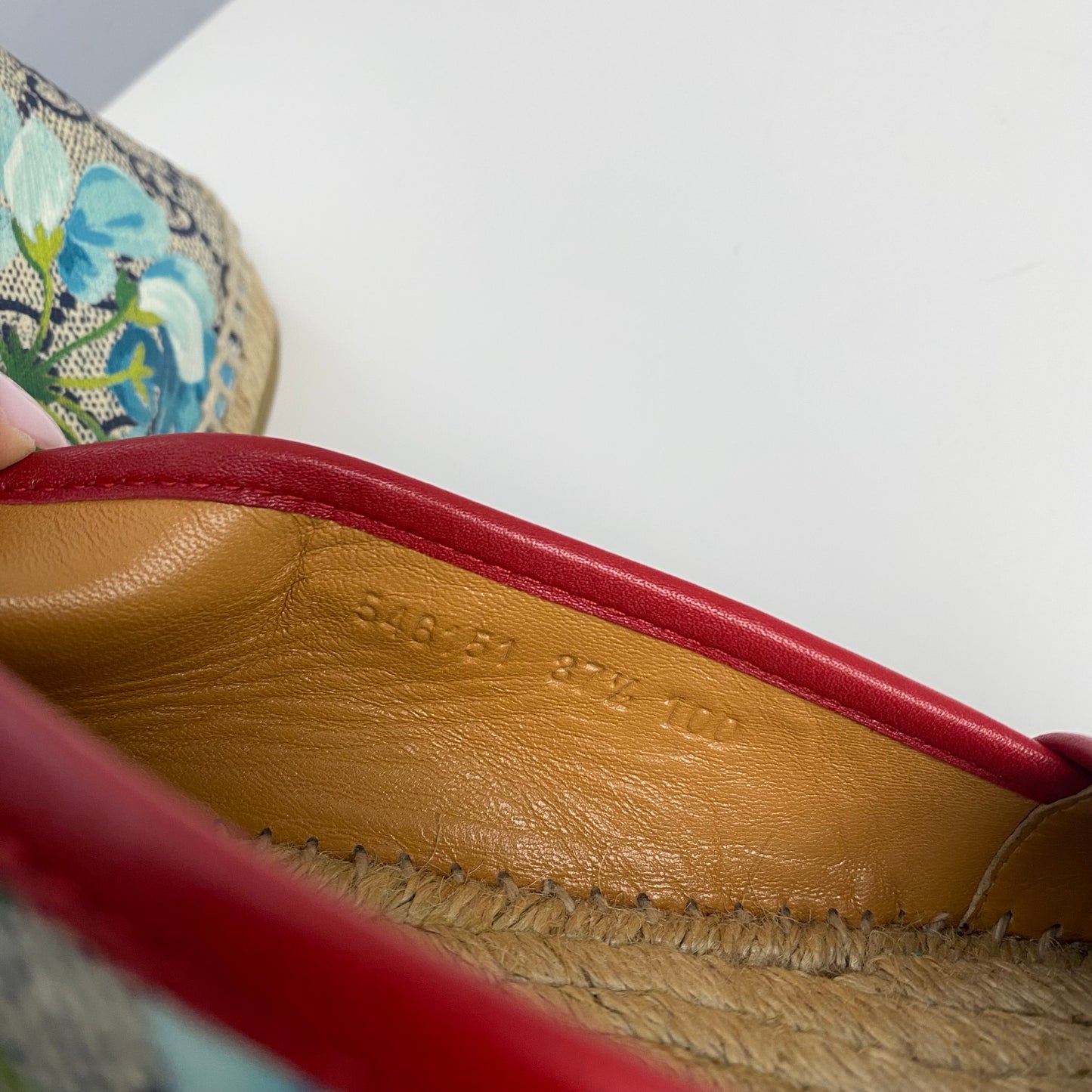 Espadrillas Gucci con motivo floreale – usate