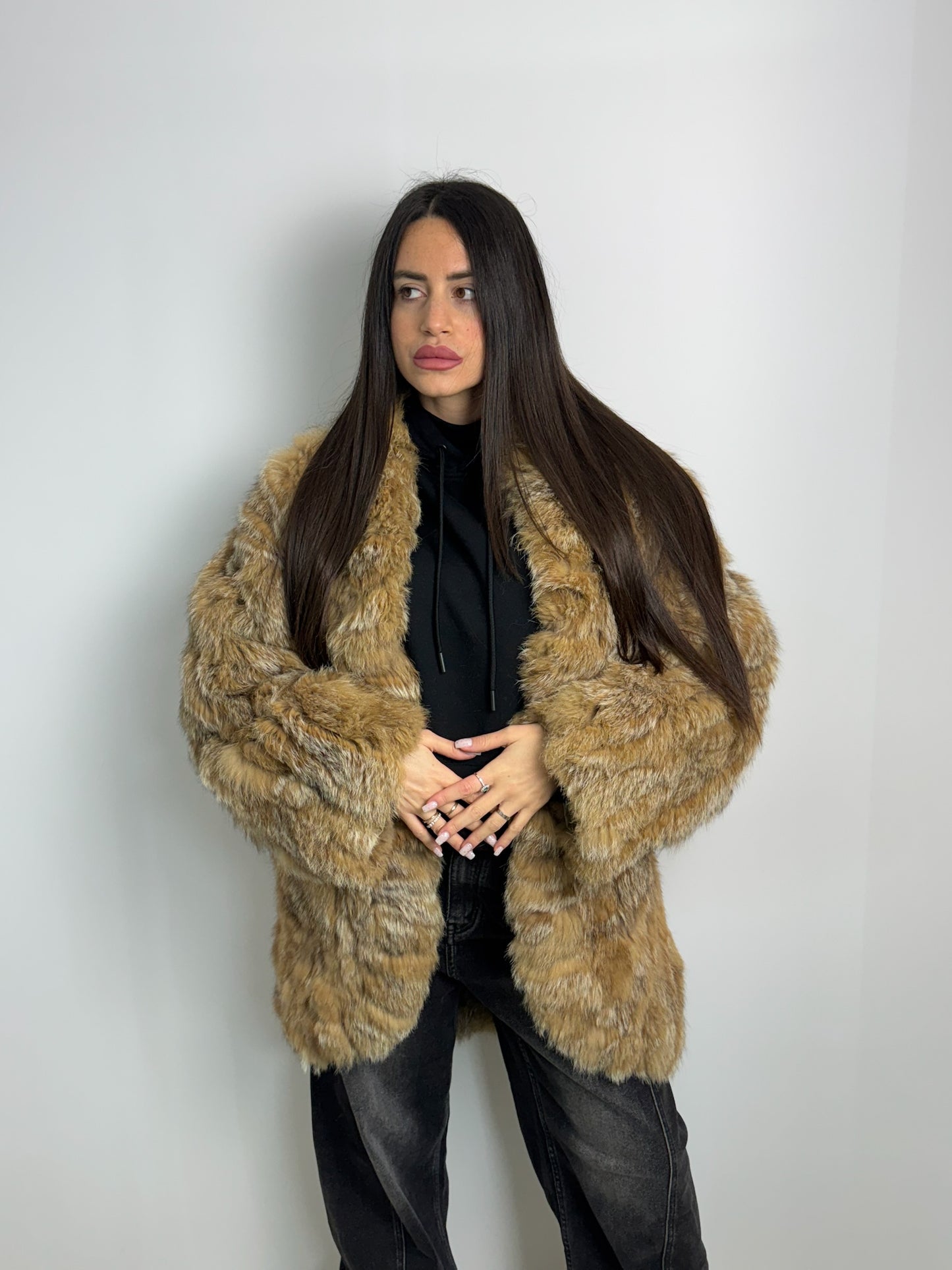 Pelliccia in volpe reversibile