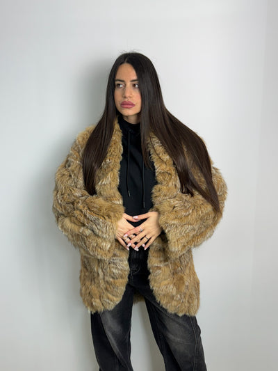 Pelliccia in volpe reversibile