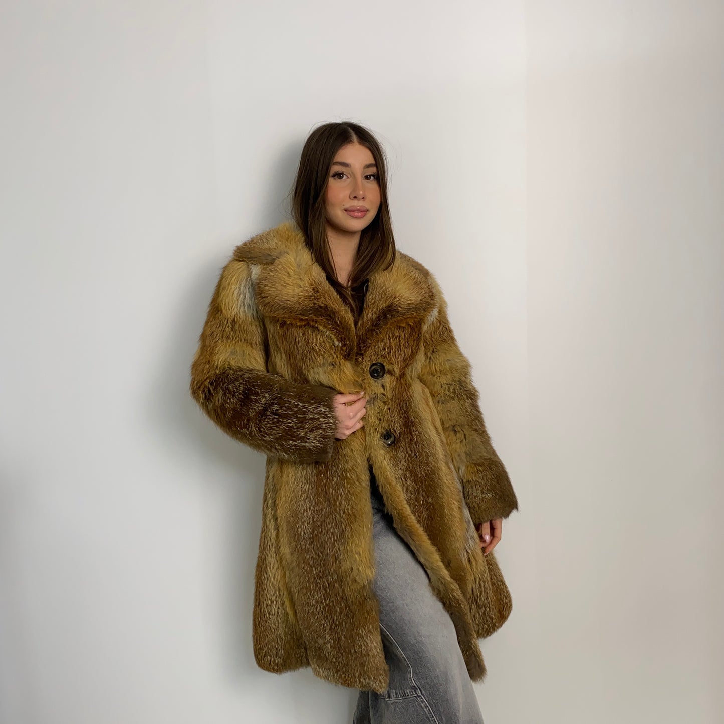 Cappotto in volpe Vintage