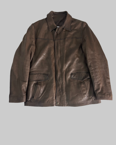 Giacca in pelle Vintage