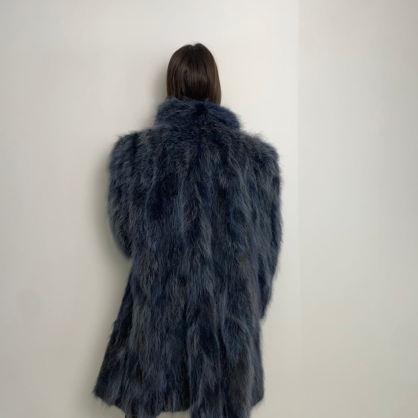 Pelliccia di marmotta azzurra