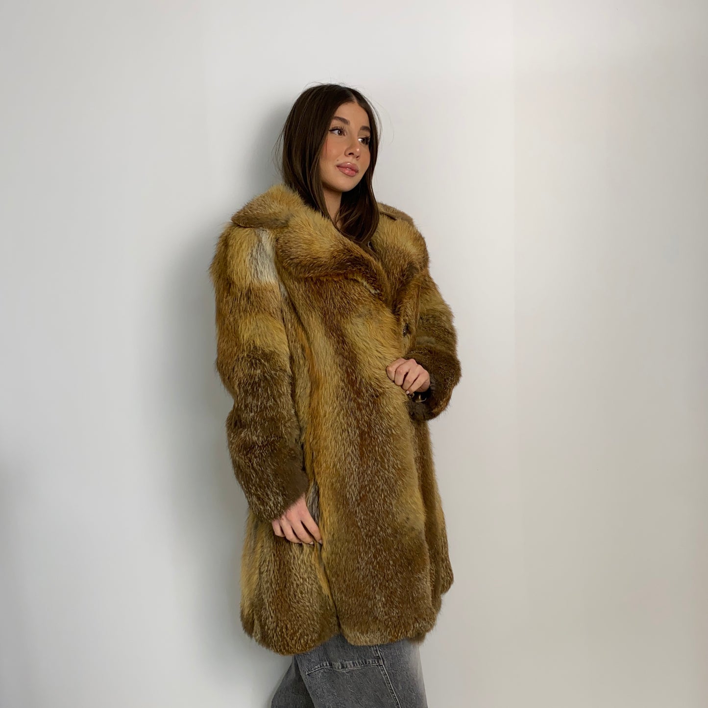 Cappotto in volpe Vintage