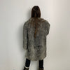 Cappotto in Astrakan grigio