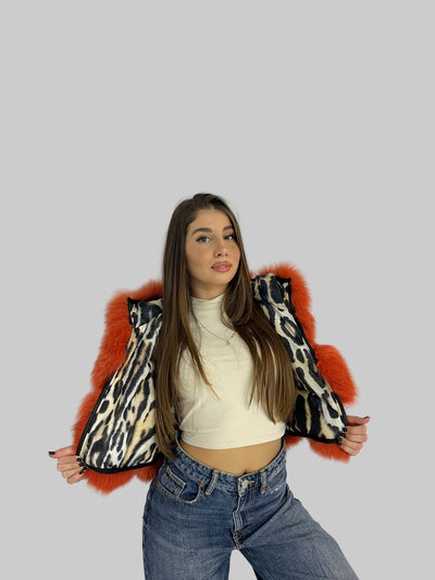 Bomber in Volpe Rosso