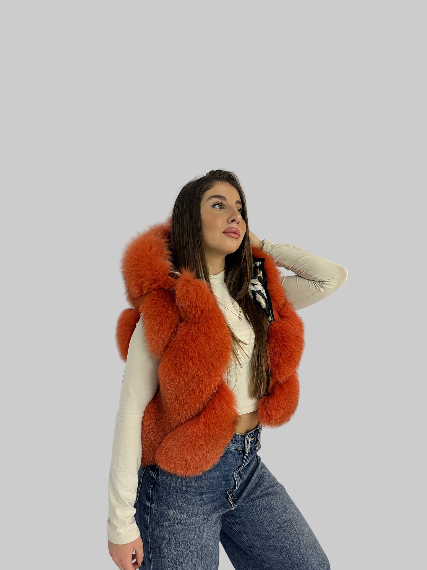 Bomber in Volpe Rosso