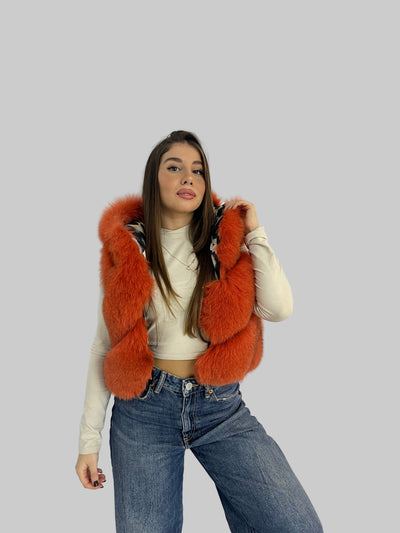 Bomber in Volpe Rosso