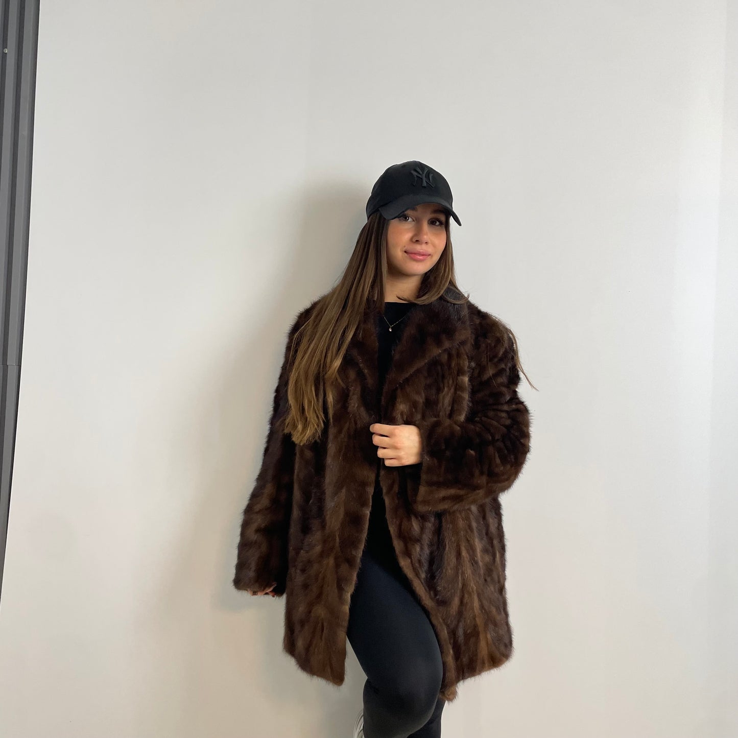 Cappottino in visone scuro
