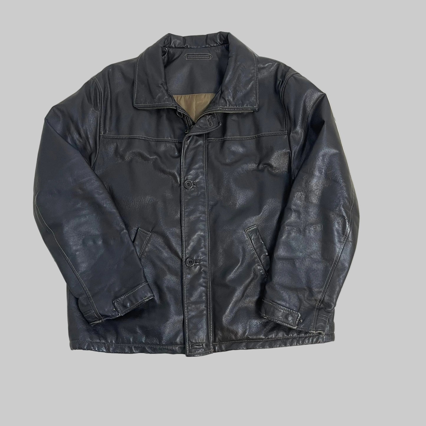 Bomber in vera pelle vintage