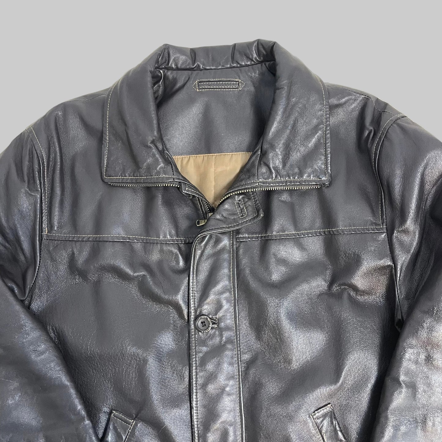 Bomber in vera pelle vintage