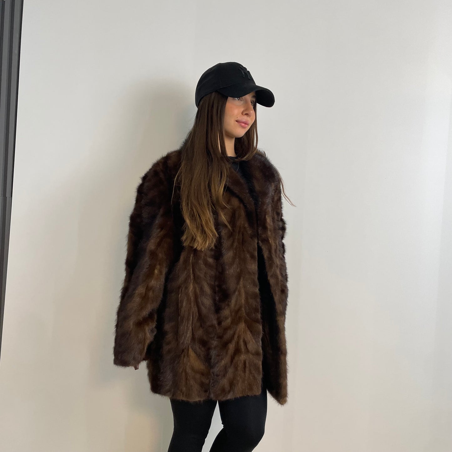 Cappottino in visone scuro