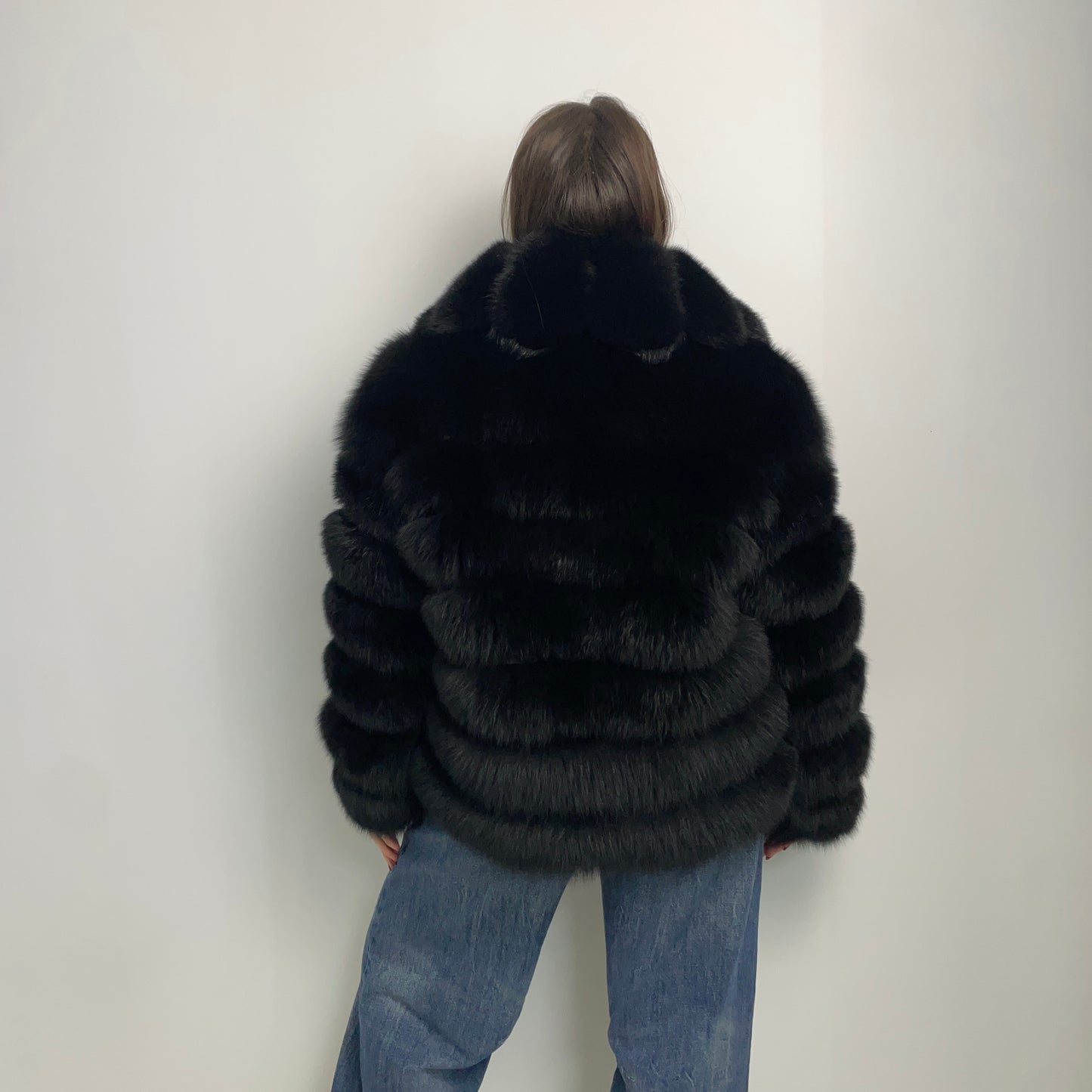 Pelliccia di volpe nera