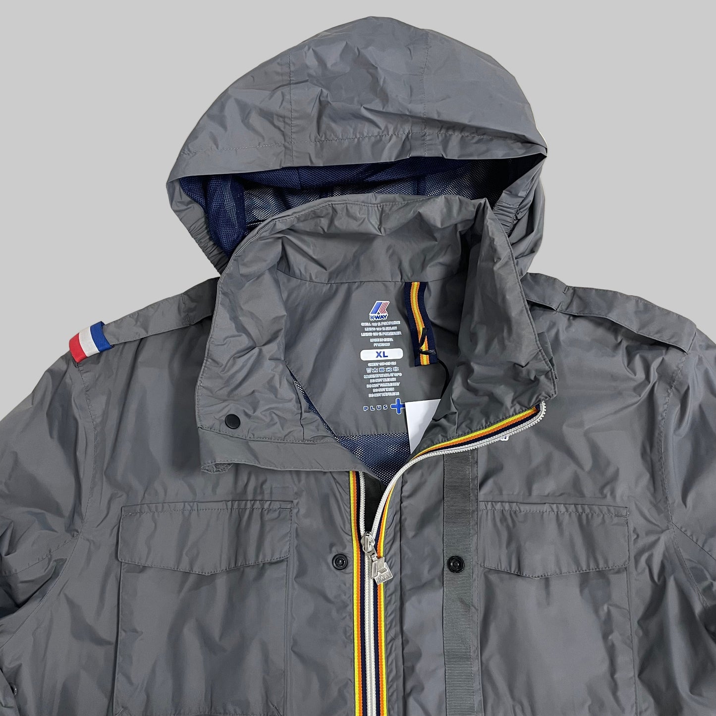 K-Way – Giacca Antivento Unisex grigio