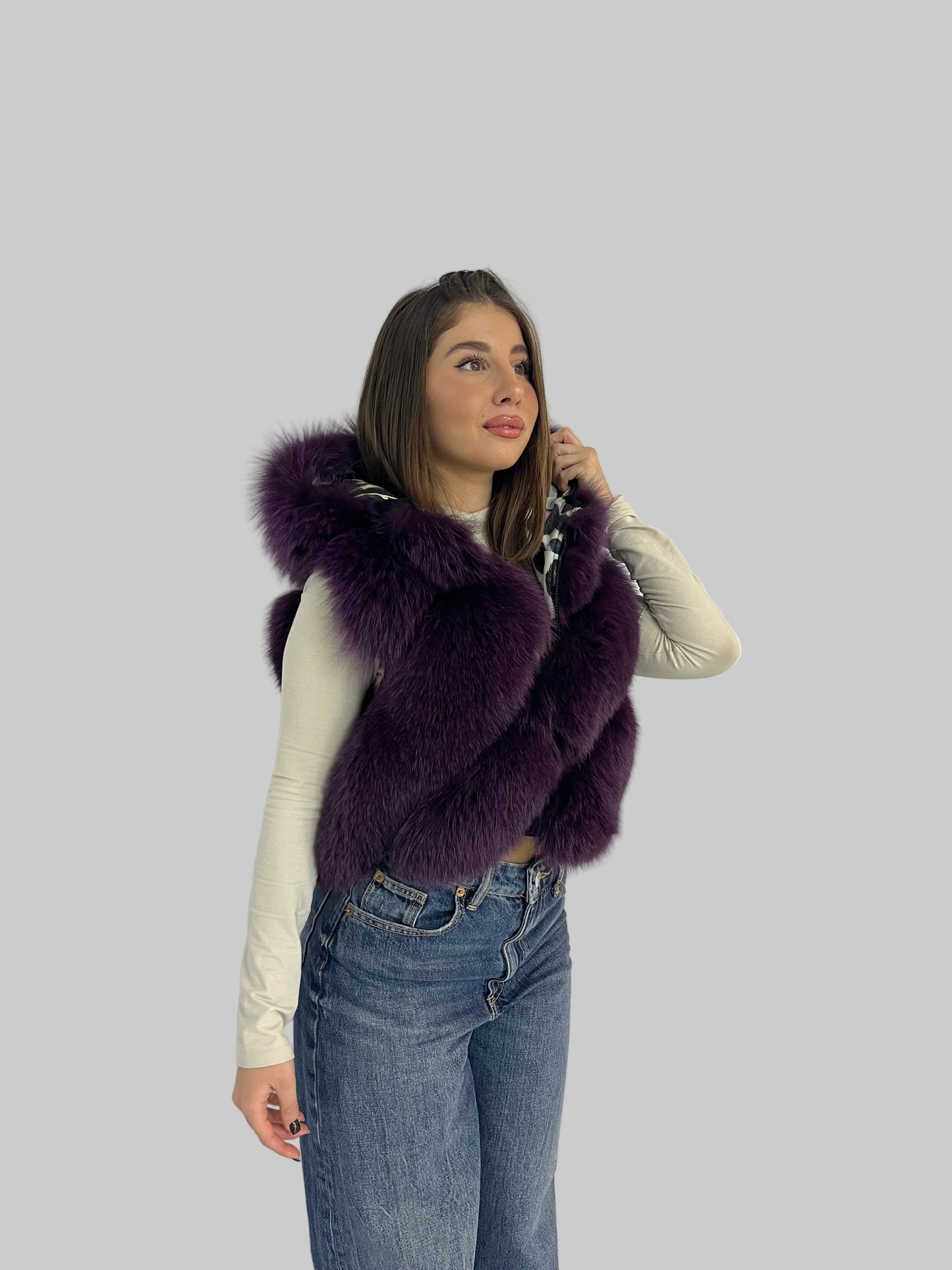 Bomber in Volpe Viola