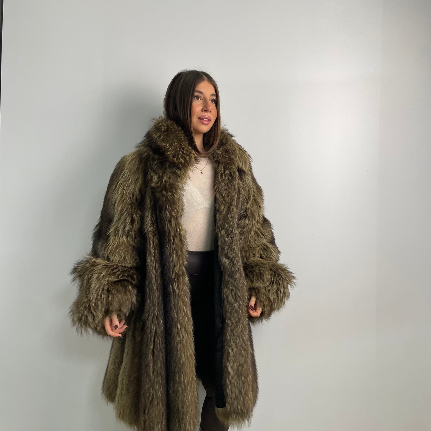 Pelliccia di marmotta n122