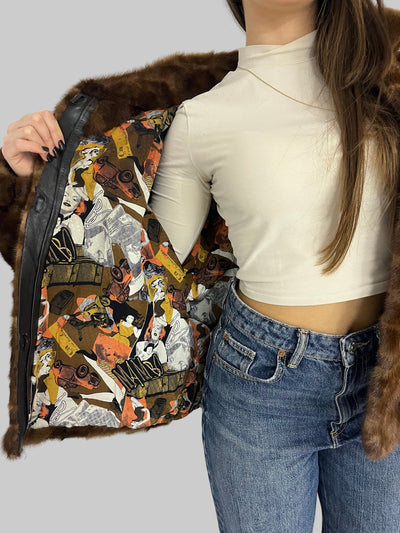 Bomber in visone N35