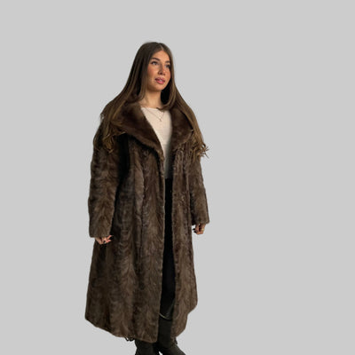 Pelliccia di visone lunga n117