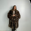 Pelliccia di volpe oversize