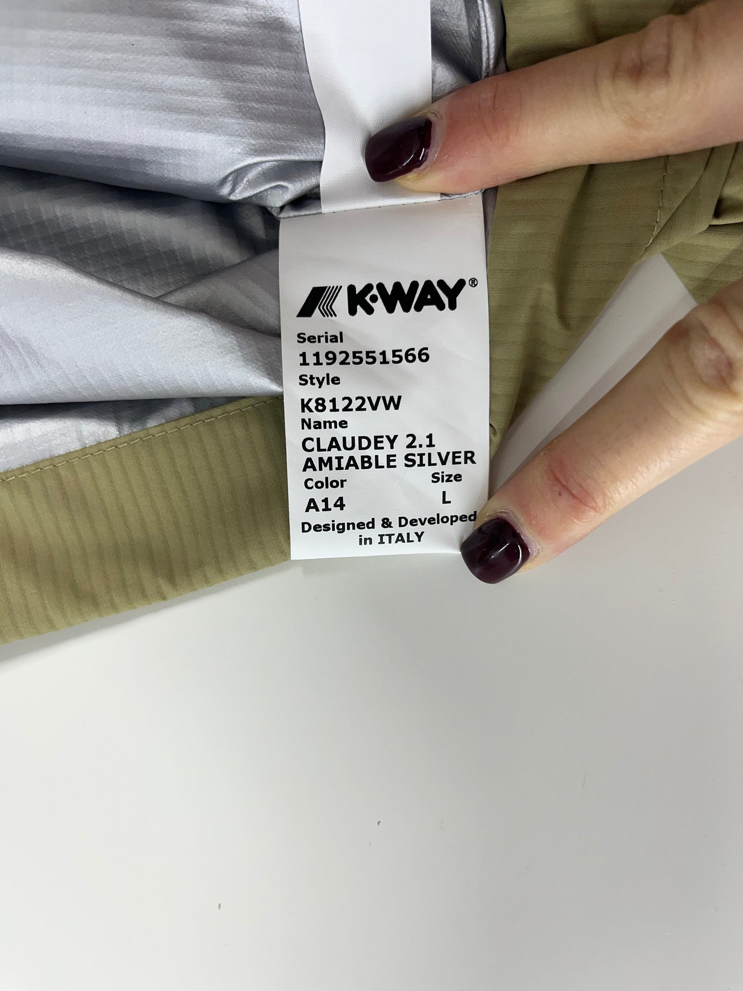 K-Way R&D – Giacca Tecnica Claudie 2.1