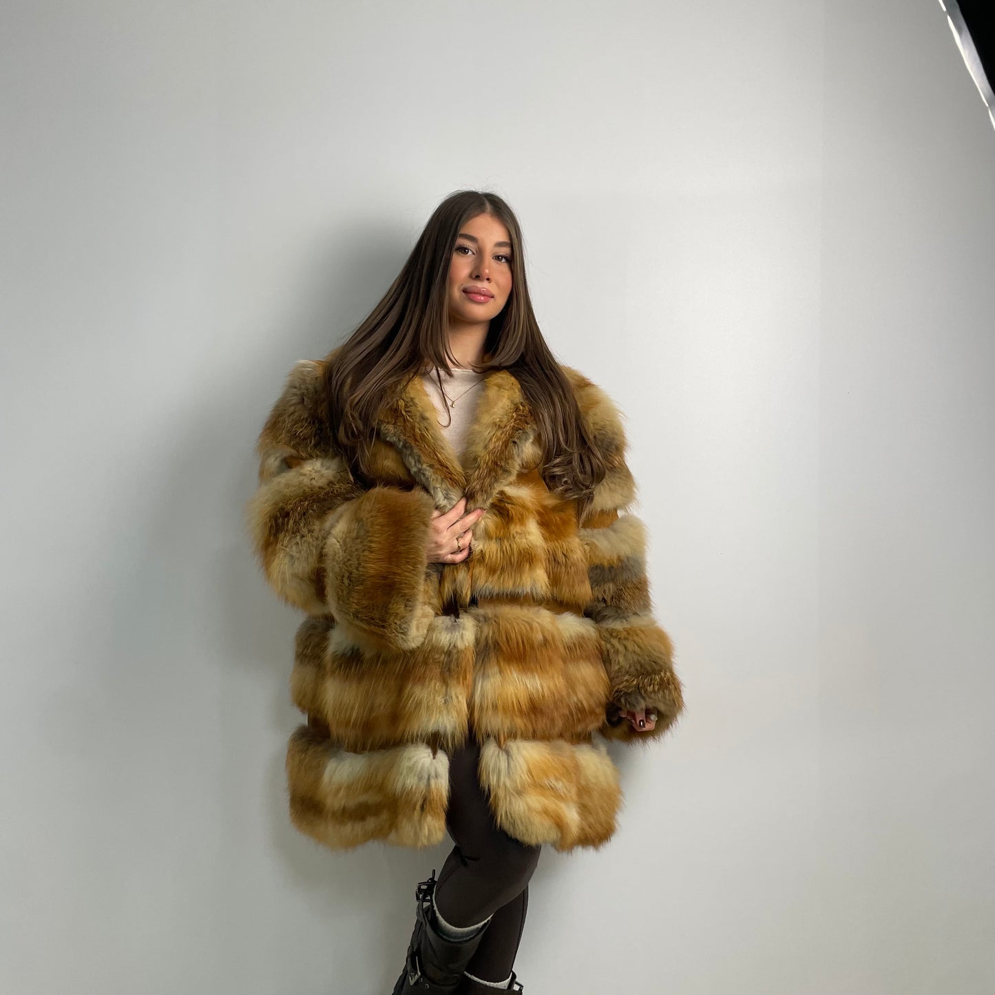 Pelliccia di volpe rossa