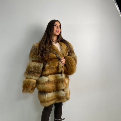 Pelliccia di volpe rossa