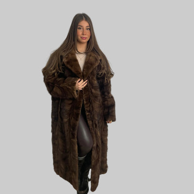 Cappotto in visone lungo n116