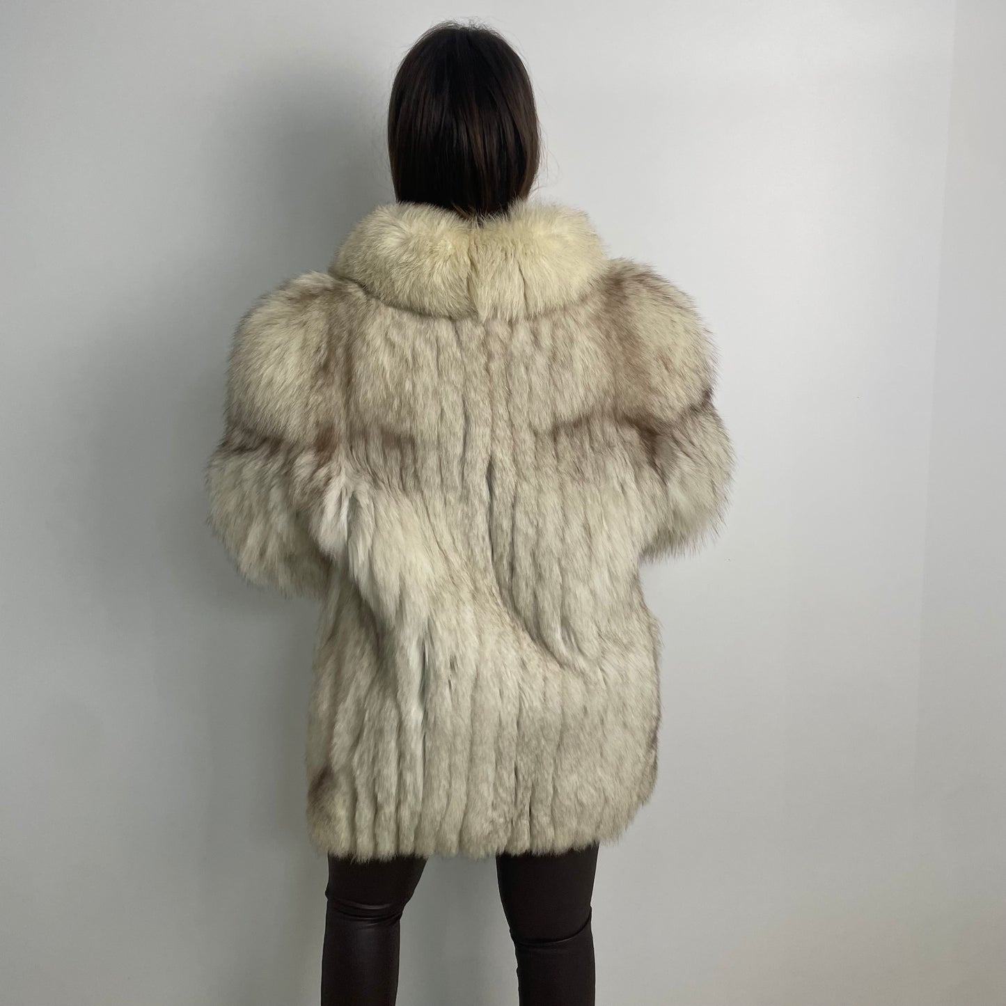 Pelliccia di volpe bianca