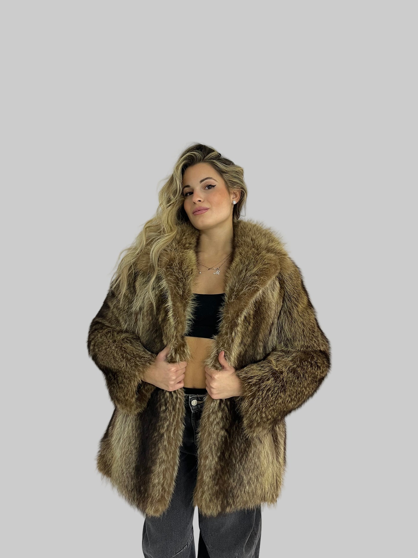 Giacca di marmotta N113