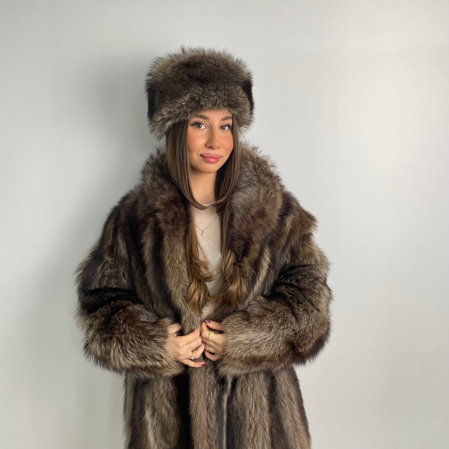 Cappello in pelliccia di marmotta